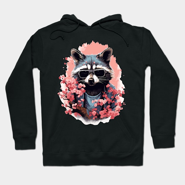 Cottagecore Kawaii Anime Raccoon Men Women Funny Raccoon Hoodie by KsuAnn